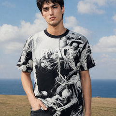 RINO7 Navy Graphic T-Shirt - 
