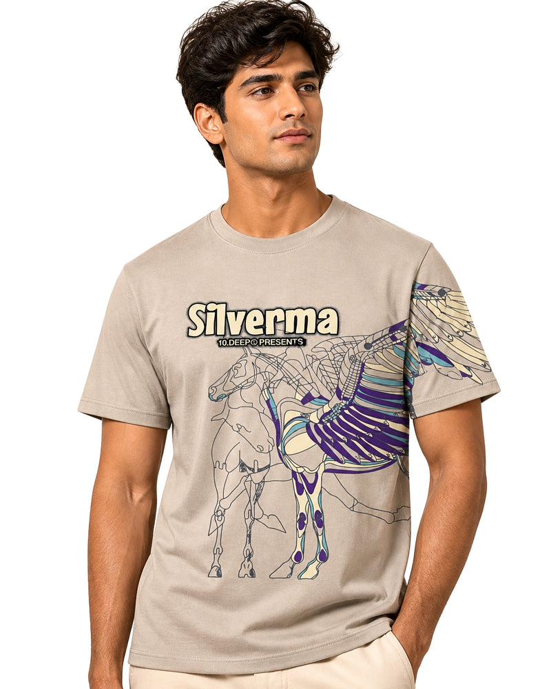 Rino7 Men’s Soft Cotton Regular Fit T-shirt