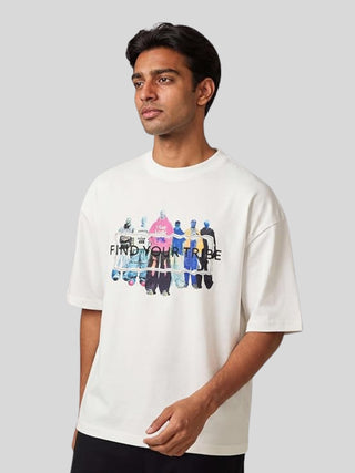 Rino7 Men’s Oversized Streetwear T-shirt