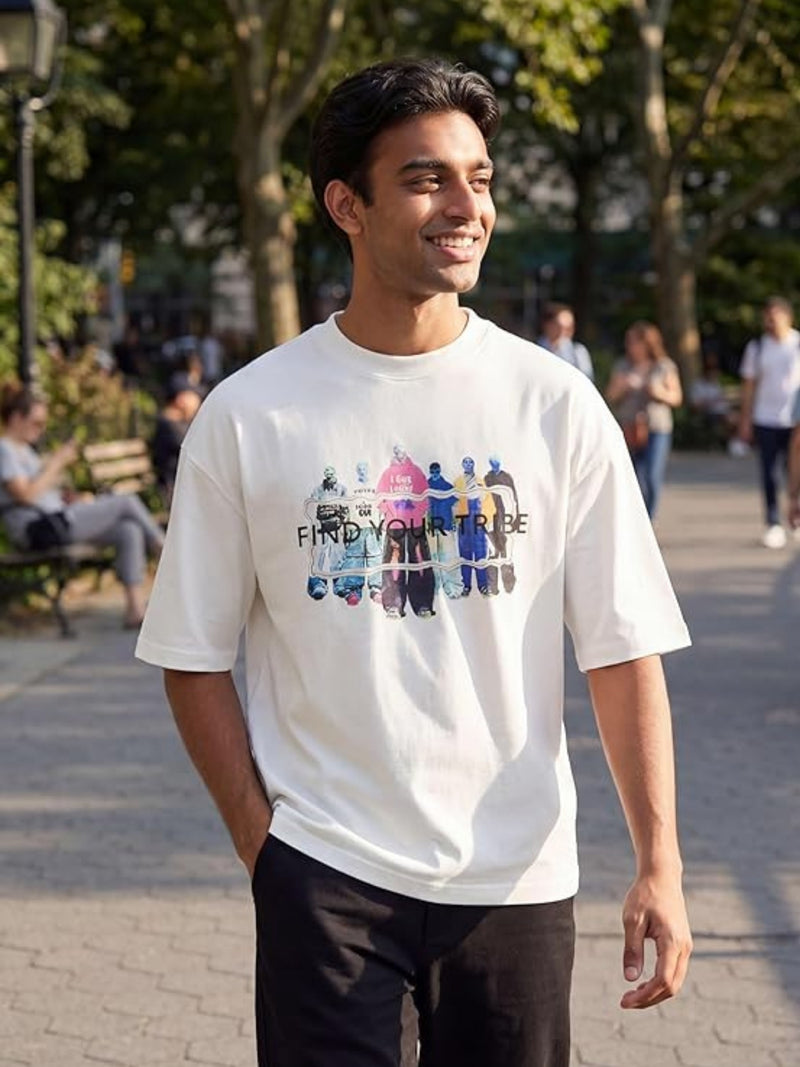 Rino7 Men’s Oversized Streetwear T-shirt - RINO7