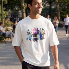 Rino7 Men’s Oversized Streetwear T-shirt - RINO7