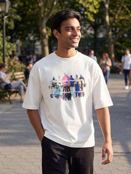Rino7 Men’s Oversized Streetwear T-shirt - RINO7