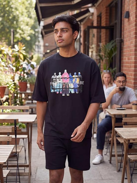 Rino7 Men’s Oversized Streetwear T-shirt - RINO7