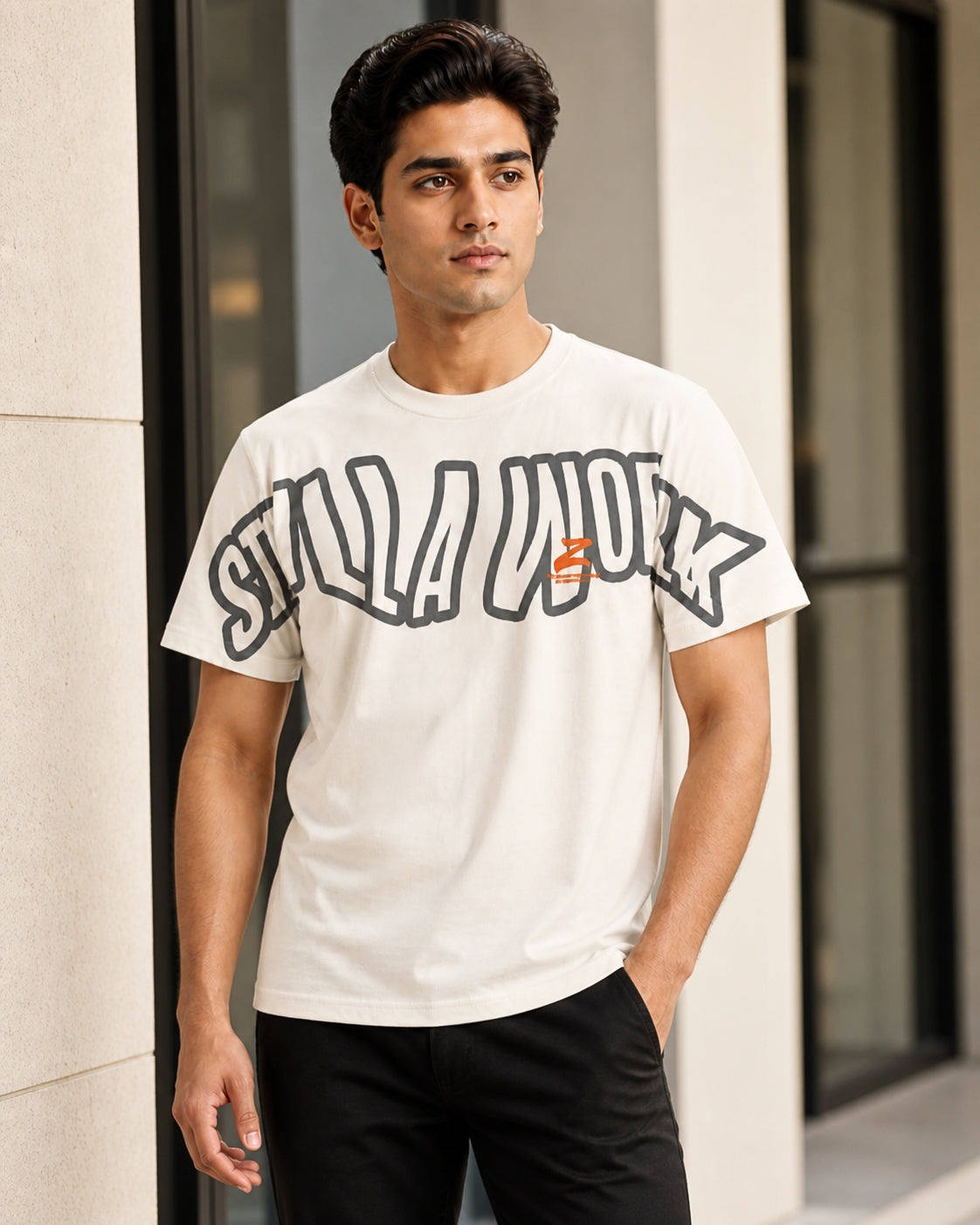 RINO7 Street Form Regular Fit Tee