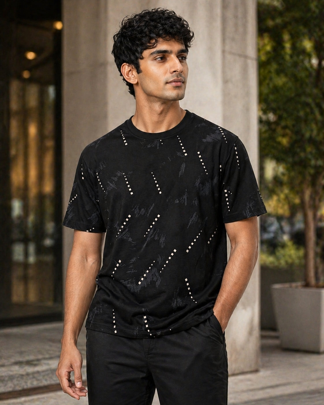 RINO7 Street Form Regular Fit Tee