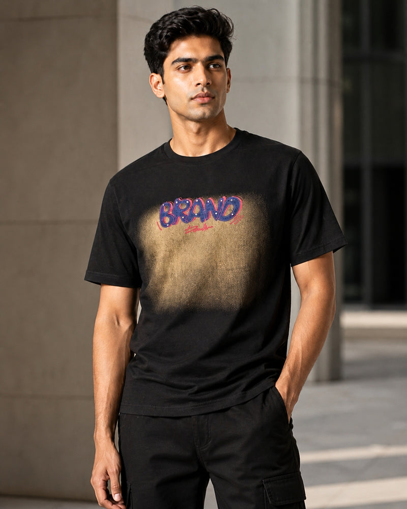 RINO7 Bold Era Regular Fit T-Shirt - RINO7