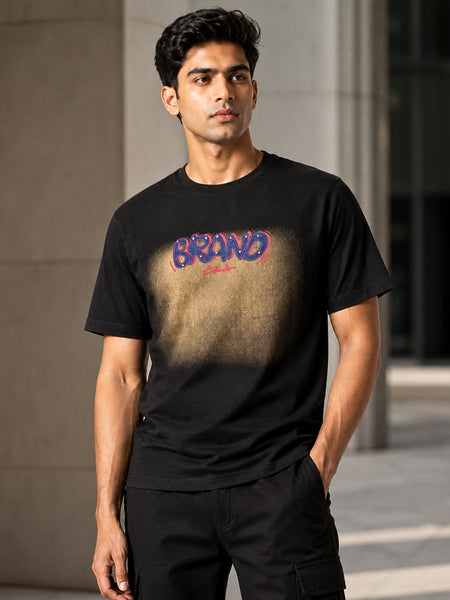 RINO7 Bold Era Regular Fit T-Shirt - RINO7