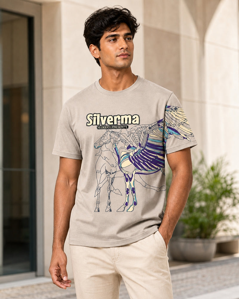 Rino7 Men’s Soft Cotton Regular Fit T-shirt - RINO7