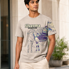 Rino7 Men’s Soft Cotton Regular Fit T-shirt - RINO7