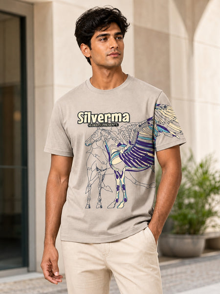 Rino7 Men’s Soft Cotton Regular Fit T-shirt - RINO7