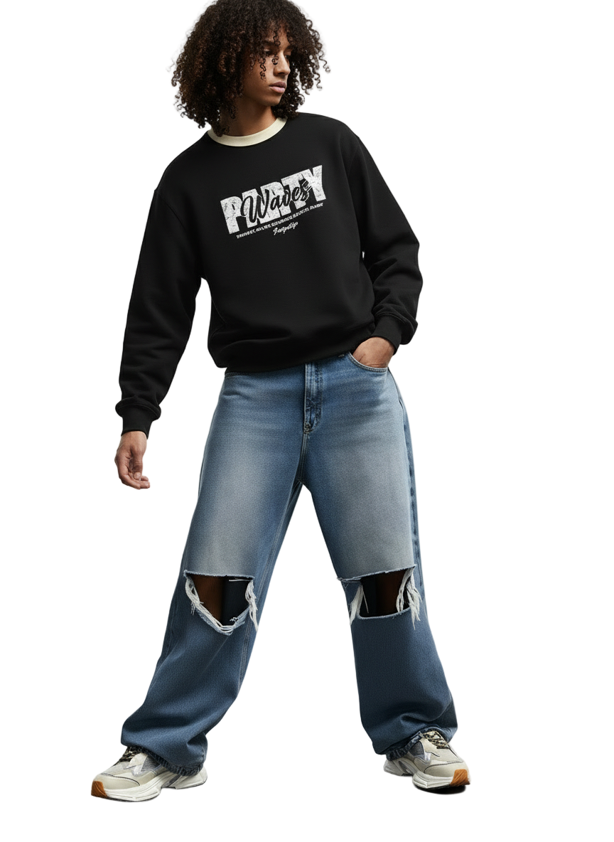 Rino7 CoastWave Retro Sweatshirt