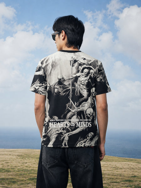 RINO7 Navy Graphic T-Shirt - 