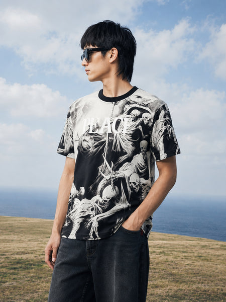 RINO7 Navy Graphic T-Shirt - 