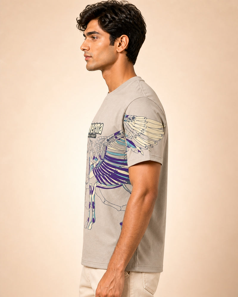 Rino7 Men’s Soft Cotton Regular Fit T-shirt - RINO7