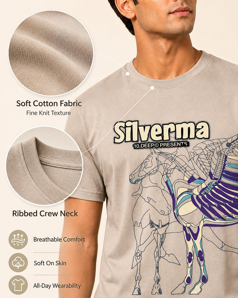 Rino7 Men’s Soft Cotton Regular Fit T-shirt - RINO7