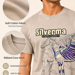Rino7 Men’s Soft Cotton Regular Fit T-shirt - RINO7