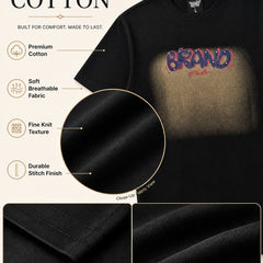 RINO7 Bold Era Regular Fit T-Shirt - RINO7