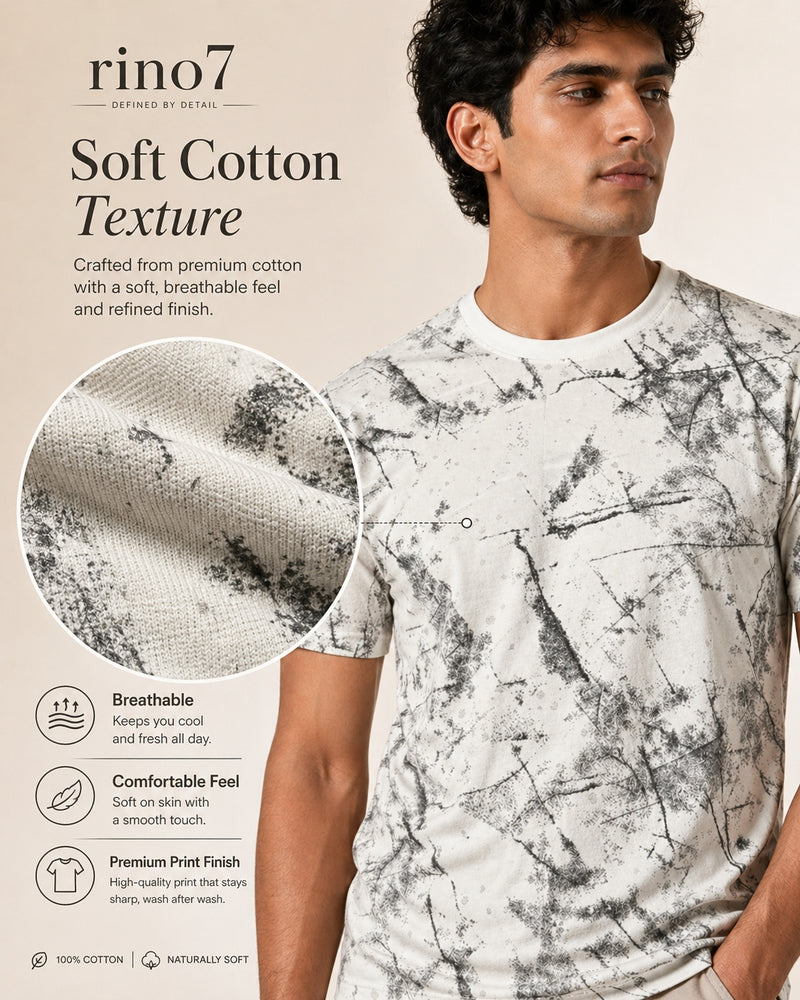 RINO7 Day One Men’s Regular Fit T-Shirt - RINO7