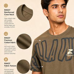 RINO7 Street Form Regular Fit Tee - RINO7