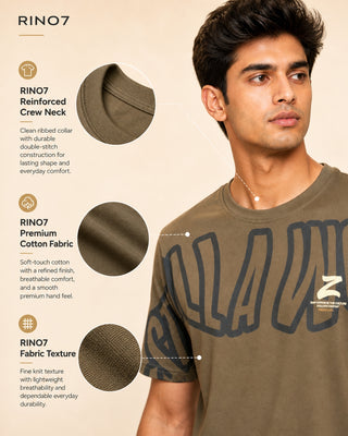 RINO7 Street Form Regular Fit Tee