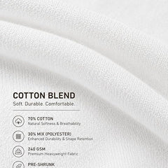 RINO7 Essential Regular Fit Cotton Tee - RINO7