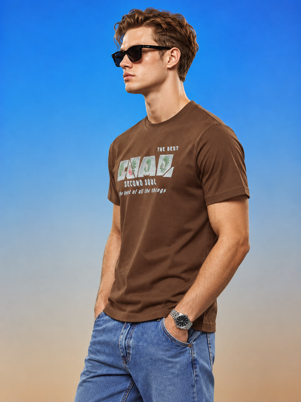 RINO7 Fresh Mode Regular Fit T-Shirt