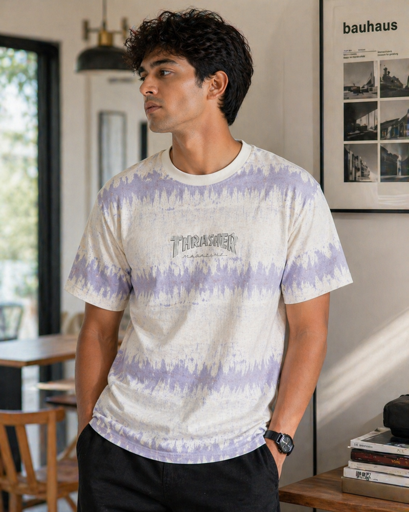 Rino7 Men's Cotton Blend T-Shirt - Regular Fit for Ultimate Comfort and Style - RINO7