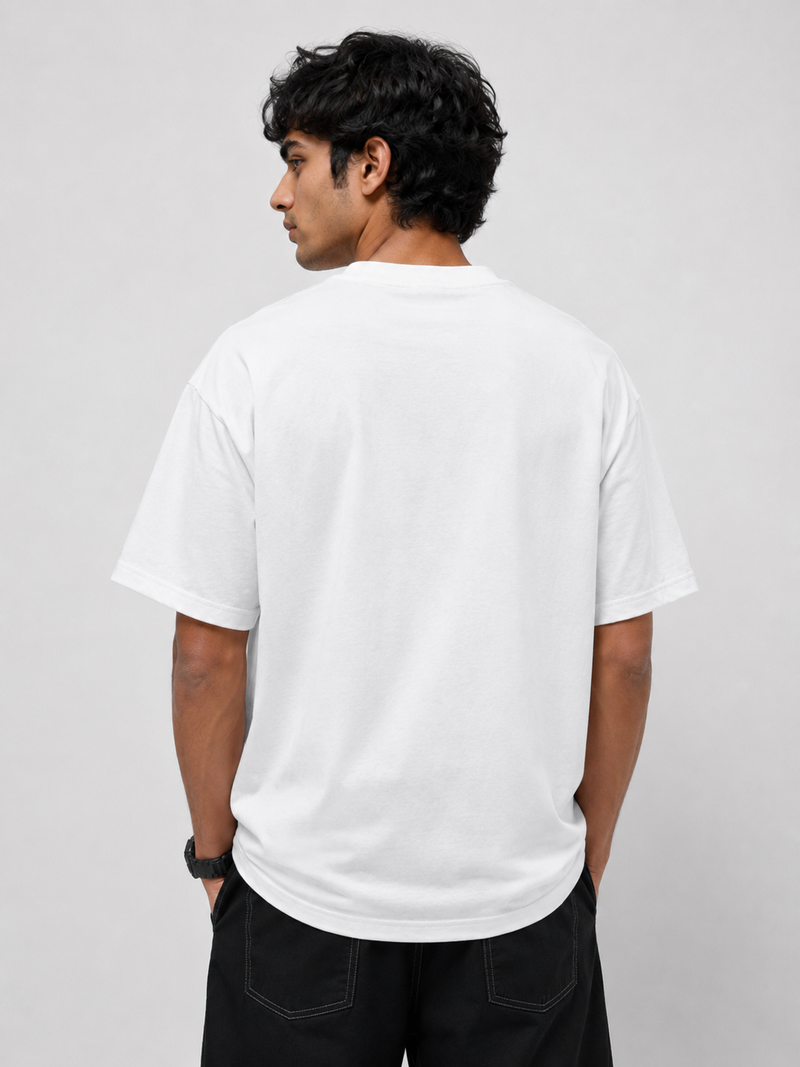 Rino7 Oversized Cotton Tee for Men - Premium Stylish T-shirt - RINO7