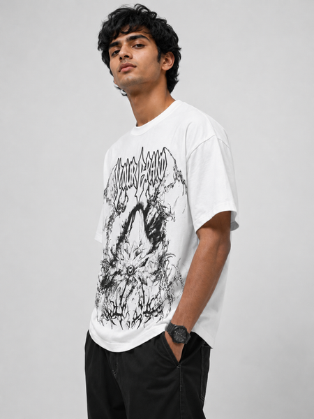 Rino7 Oversized Cotton Tee for Men - Premium Stylish T-shirt - RINO7