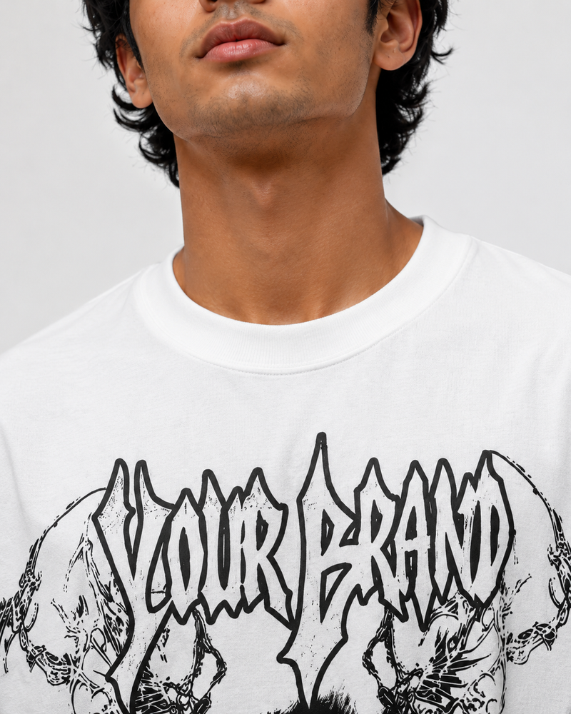 Rino7 Oversized Cotton Tee for Men - Premium Stylish T-shirt - RINO7
