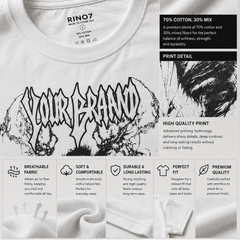 Rino7 Oversized Cotton Tee for Men - Premium Stylish T-shirt - RINO7
