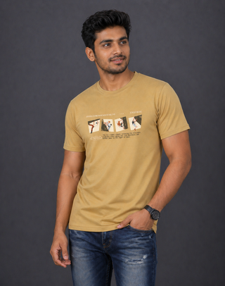 RINO7 Built Different Streetwear Regular Fit T-Shirt