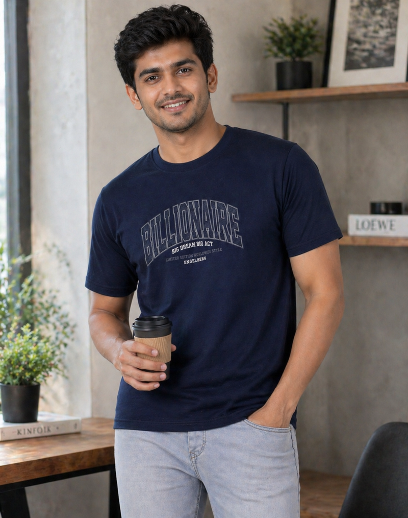 RINO7 Built Different Streetwear Regular Fit T-Shirt - RINO7