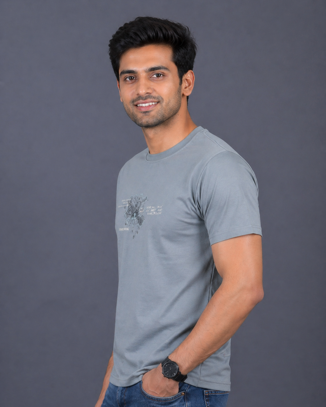RINO7 Built Different Streetwear Regular Fit T-Shirt