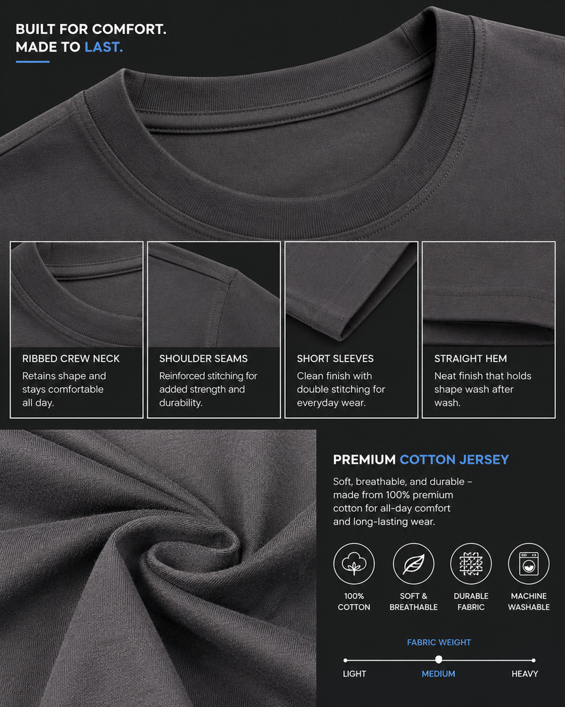 RINO7 Signature Street Regular Fit Cotton Tee - RINO7