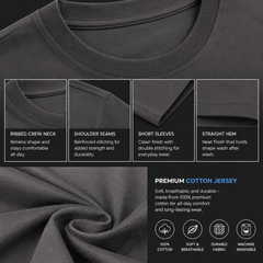 RINO7 Signature Street Regular Fit Cotton Tee - RINO7