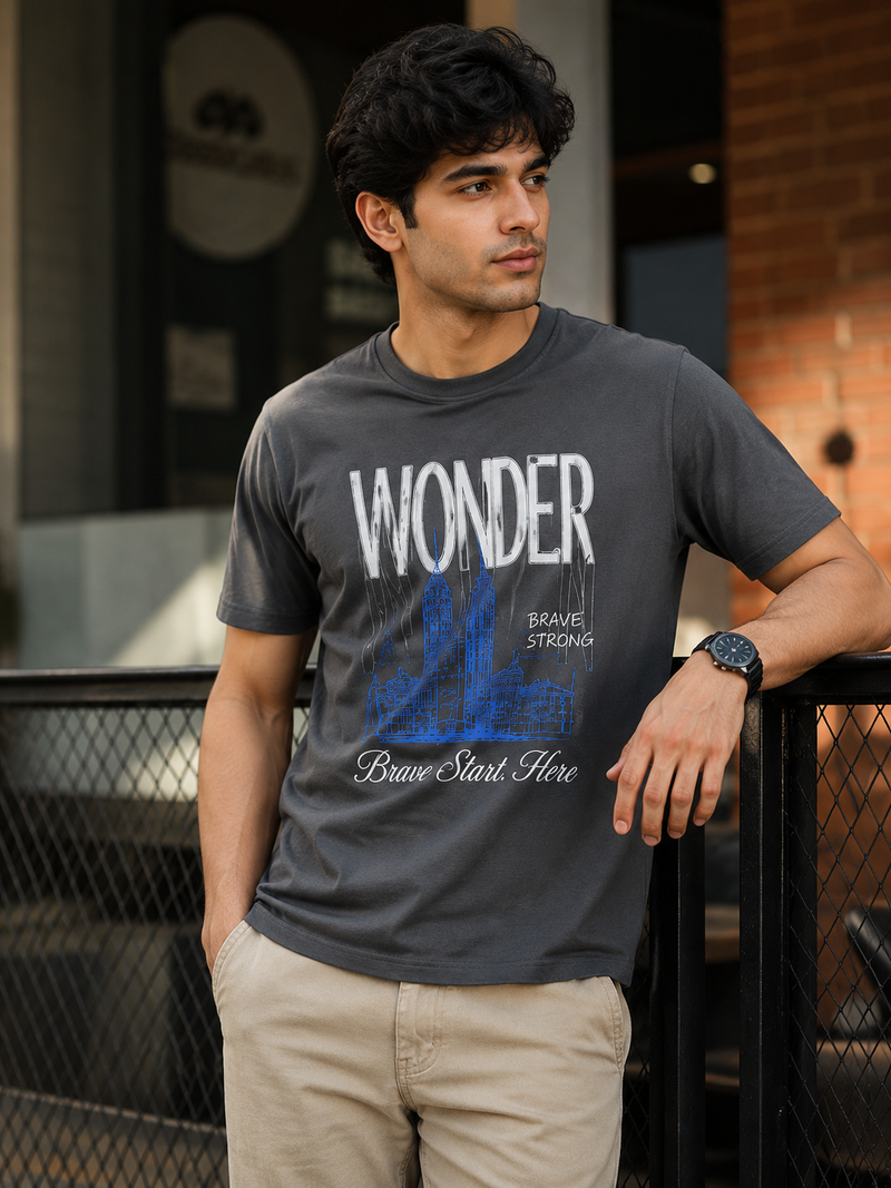 RINO7 Signature Street Regular Fit Cotton Tee - RINO7