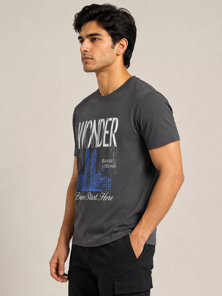 RINO7 Signature Street Regular Fit Cotton Tee - RINO7