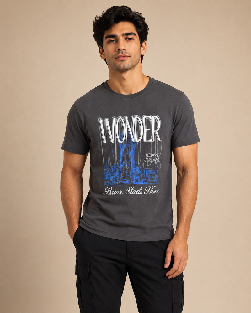RINO7 Signature Street Regular Fit Cotton Tee - RINO7