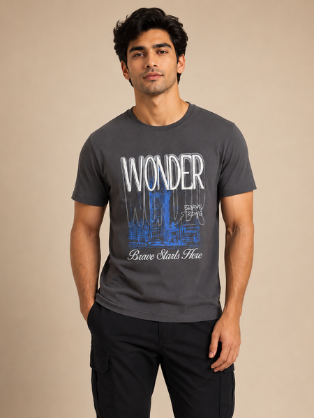 RINO7 Signature Street Regular Fit Cotton Tee - RINO7