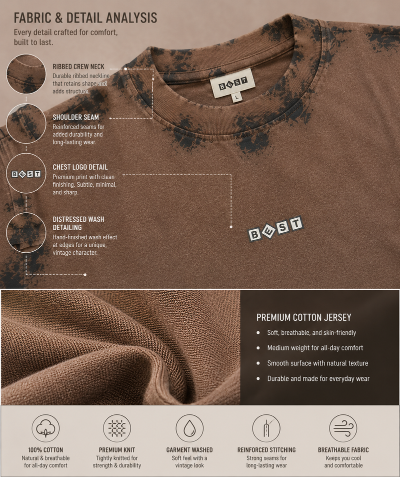 RINO7 Everyday Legend Regular Fit T-Shirt - RINO7