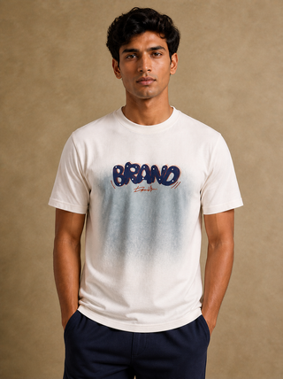RINO7 Bold Era Regular Fit T-Shirt