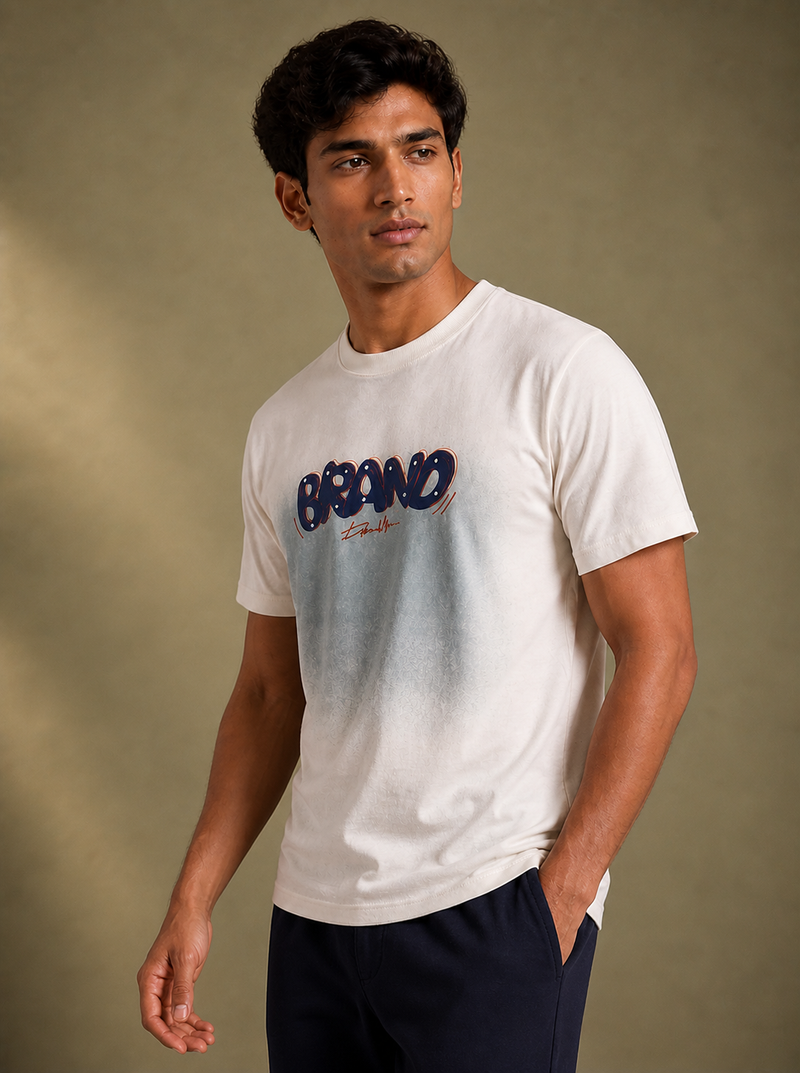 RINO7 Bold Era Regular Fit T-Shirt - RINO7