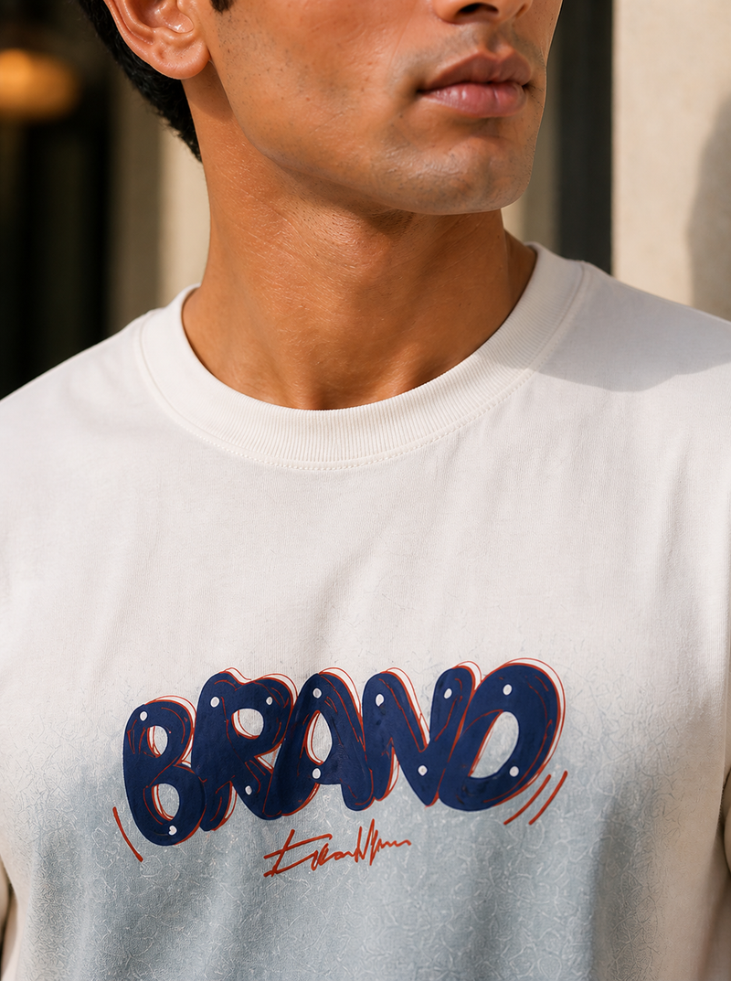 RINO7 Bold Era Regular Fit T-Shirt - RINO7