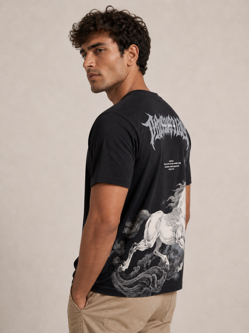 RINO7 Men’s Regular Fit Graphic T-Shirt - RINO7
