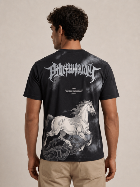RINO7 Men’s Regular Fit Graphic T-Shirt - RINO7