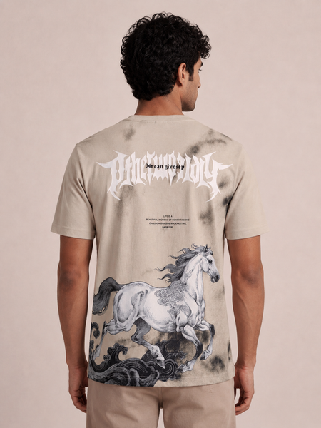 RINO7 Men’s Regular Fit Graphic T-Shirt - RINO7