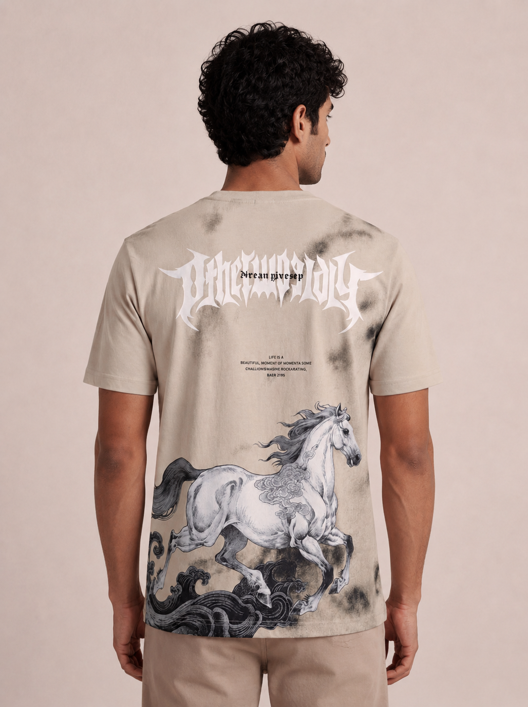 RINO7 Men’s Regular Fit Graphic T-Shirt