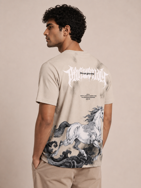 RINO7 Men’s Regular Fit Graphic T-Shirt - RINO7