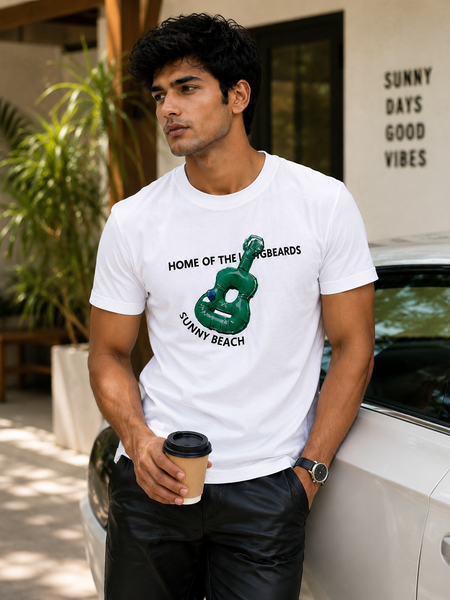 RINO7 Men’s Soft Cotton Regular Fit T-Shirt - RINO7